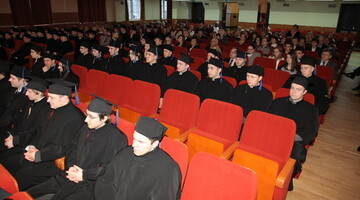 Rozdanie dyplomów dla inżynierów, luty 2011