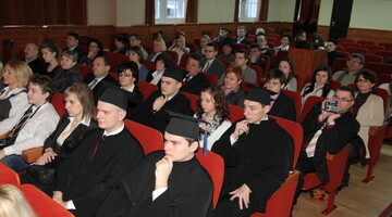 Rozdanie dyplomów dla inżynierów, luty 2011