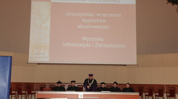 Rozdanie dyplomów dla inżynierów, luty 2011