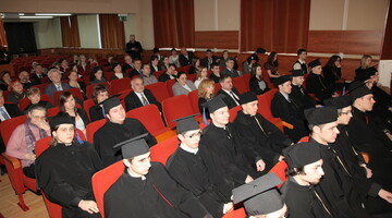 Rozdanie dyplomów dla inżynierów, luty 2011